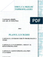 Kinetoprofilaxia Prin Culturism - Prezentare - Licență