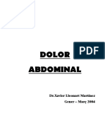 Dolor Abdominal