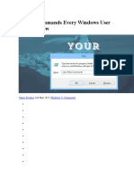 Commands for   Windows User.docx