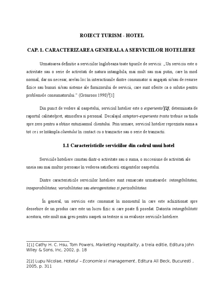 Proiect TURISM | PDF