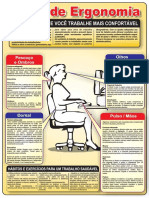 Dicas de Ergonomia - 21cm X 29cm