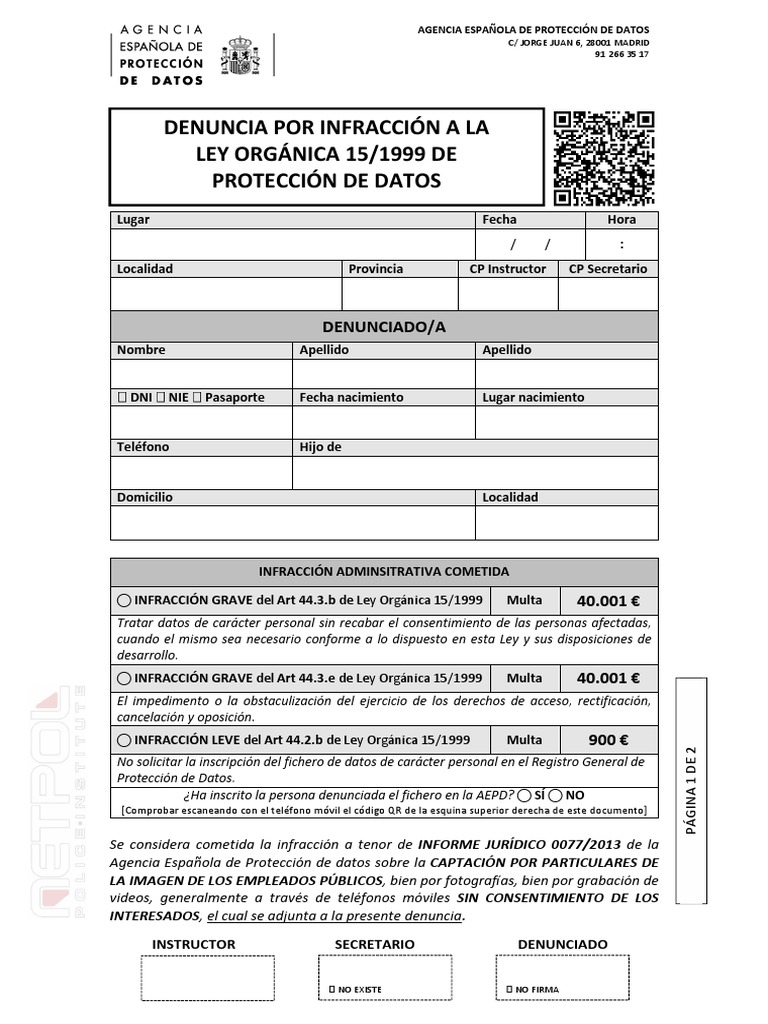Acta Protección de Datos PDF PDF Gobierno Instituciones sociales