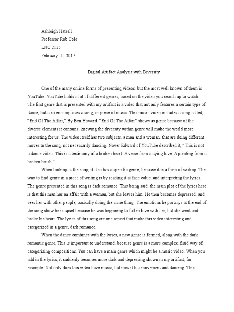 Digital Artifact Analysis Pdf