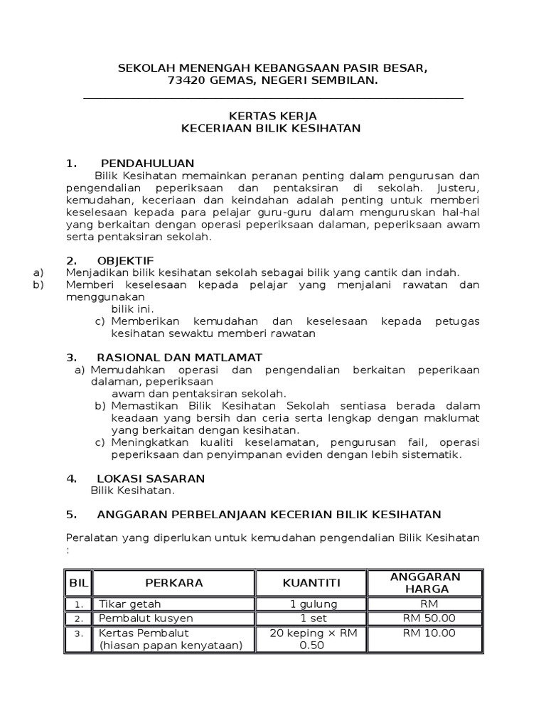 Contoh Surat Mendapatkan Jersi Sekolah