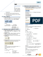 Rangkuman Aplikasi Turunan Fungsi PDF