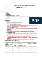 Propuesta de Esquema de Silabo (Guia de Elaboracion)