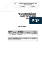 ET Cables de Cobre Aislado - Grupo EPM 10 Marzo 2015