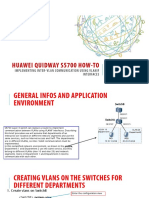 Huawei Quidway S5700 How-To: Implementing Inter-Vlan Communication Using Vlanif Interfaces