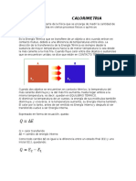 CALORIMETRIA
