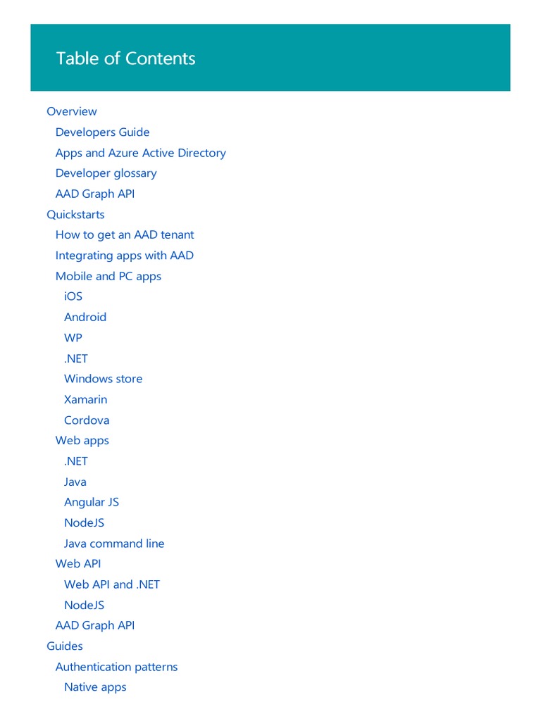 Azure AD Developer | PDF | Active Directory | Application Programming ...