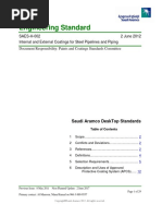 Saudi Aramco Coating Standards Guide | PDF | Pipe (Fluid Conveyance ...