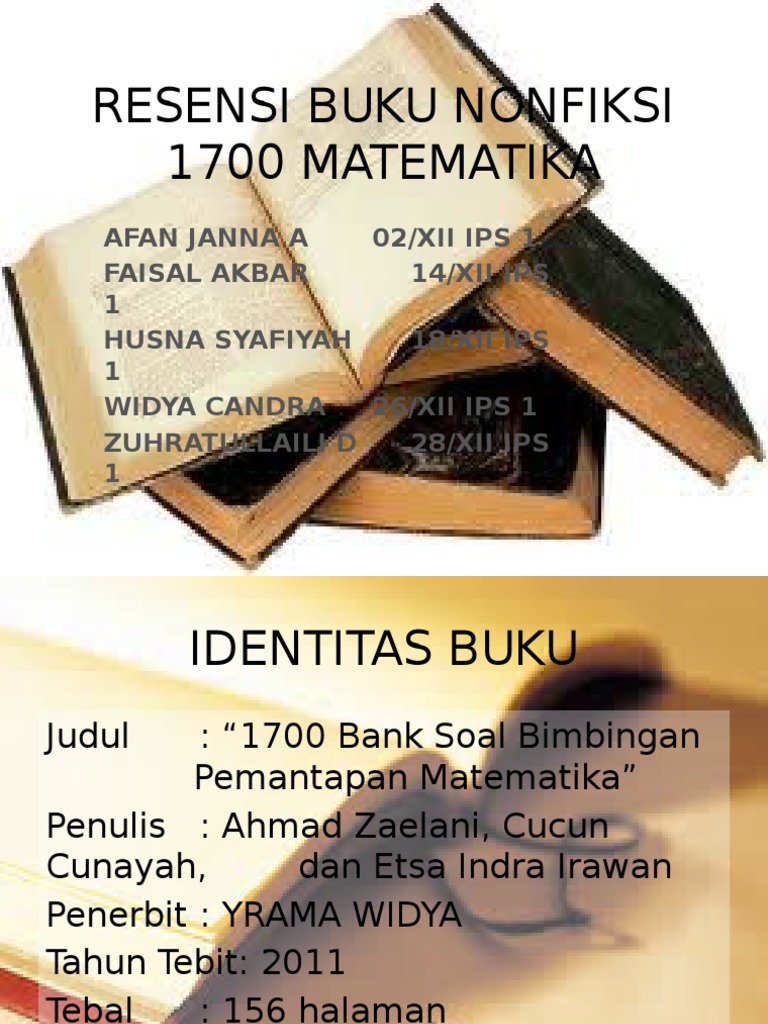 Rеѕеnѕі Buku Nоnfіkѕі