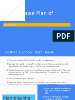 Open House Plan of Action