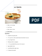 Smoked Turkey Quiche