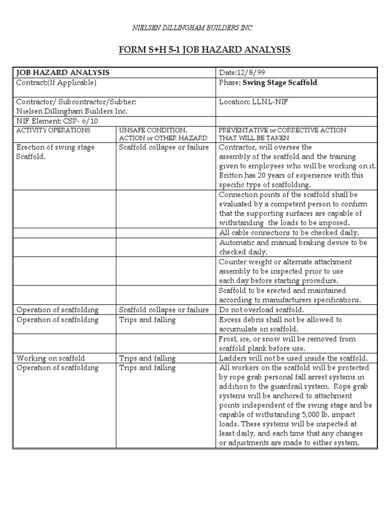 jhaswingstagescaffold.pdf Scaffolding Manufactured Goods