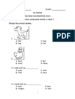 270144432 Peperiksaan Pertengahan Tahun Bahasa Inggeris Tahun 1