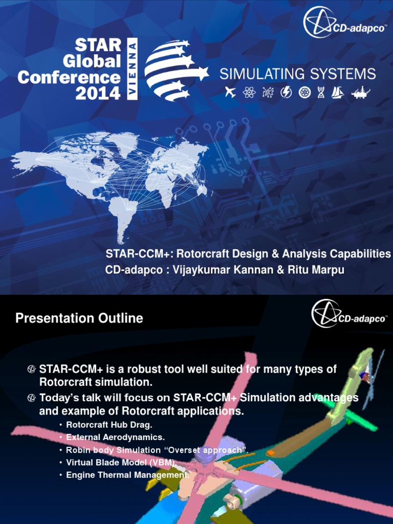 STARCCM+ Rotorcraft Design & Analysis Capabilities PDF Helicopter