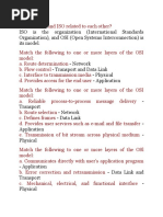 How Are OSI and ISO Related To Each Other