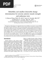 Download Serratus Anterior Muscle Strength and Endurance Tests by rudhras22 SN34701247 doc pdf