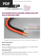 An Example How to Calculate Voltage Drop and Size of Electrical Cable _ EEP