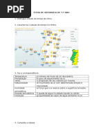 Ficha de Geografia de 7º Ano