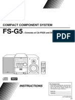 Compact Component System: Instructions