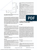 A Closure Model For Transient Heat Conduction in Porous Media