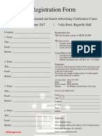 Registration Form Local Google Adwords