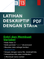 03 - Latihan Deskriptif Stata