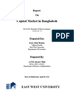 Report on Bangladesh Capital Market