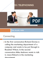 Business Telephoning PDF