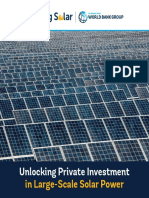 In Large-Scale Solar Power: Unlocking Private Investment