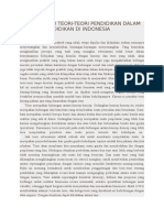 Implementasi Teori Teori Pendidikan Dalam Praktek Pendidikan Di Indonesia