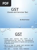 (Goods and Services Tax) : by Hirak Parmar