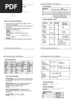 JAVA Programming Guide - Quick Reference