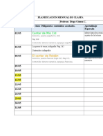 planificación mensual de clases 8 °