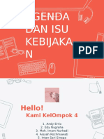 Agenda Dan Isu Kebijakan