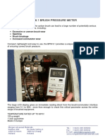 Morgan - Bruss Pressure Meter