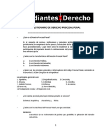 Preguntas de Procesal Penal