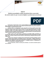 Minuta Intalnire Sectii Specializ PDF