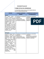 Actividad 3 Presencial Estilos de Aprendizaje