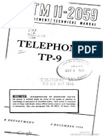 TM11 2059 Telephone TP 9
