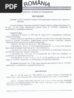Hotararea de CJ Teleorman 51 Din 2014