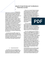 Case-Based Reasoning For Group Strategy and Coordination in Multi-Robot Systems