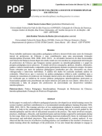 TENTATIVA DE CONSTRUÇÃO DE UMA PRÁTICA DOCENTE INTERDISCIPLINAR EM CIÊNCIAS (An attempt of setting an interdisciplinary teaching practice in science)