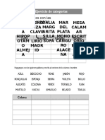 Actividades Varias para La Memoria y Atencion