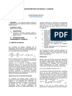 Investigación Método de Bessel y Carson