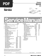 Philips Chassis Es1e-Aa SM