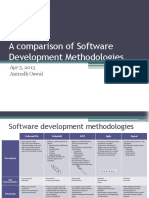 A comparison of Software Development Methodologies