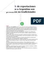 Exportación argentina